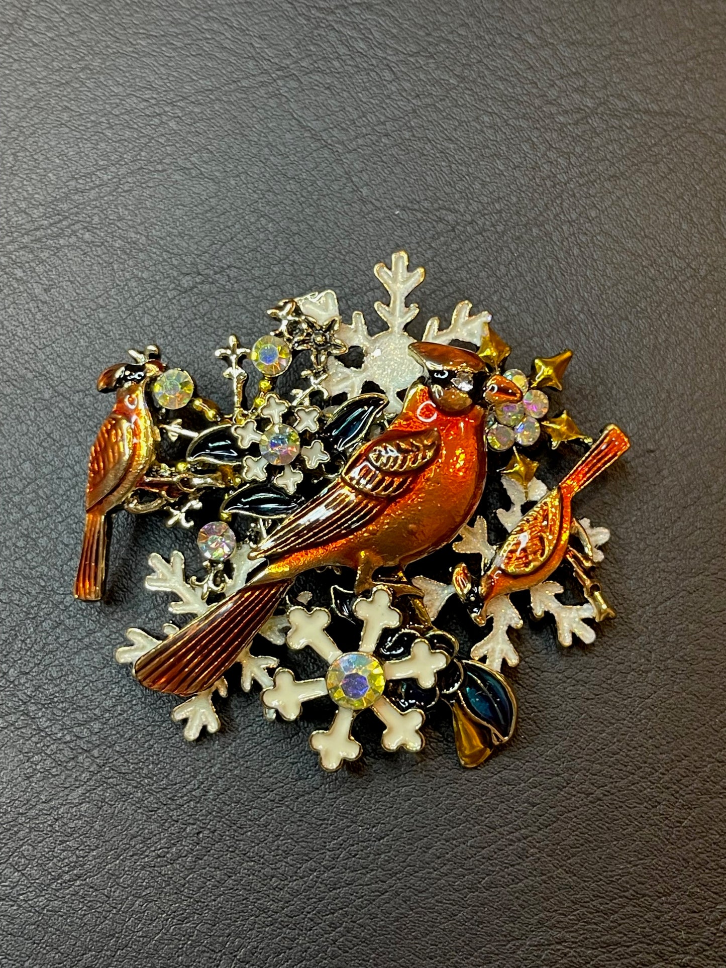 Pregadeira Floco Red Bird Natal