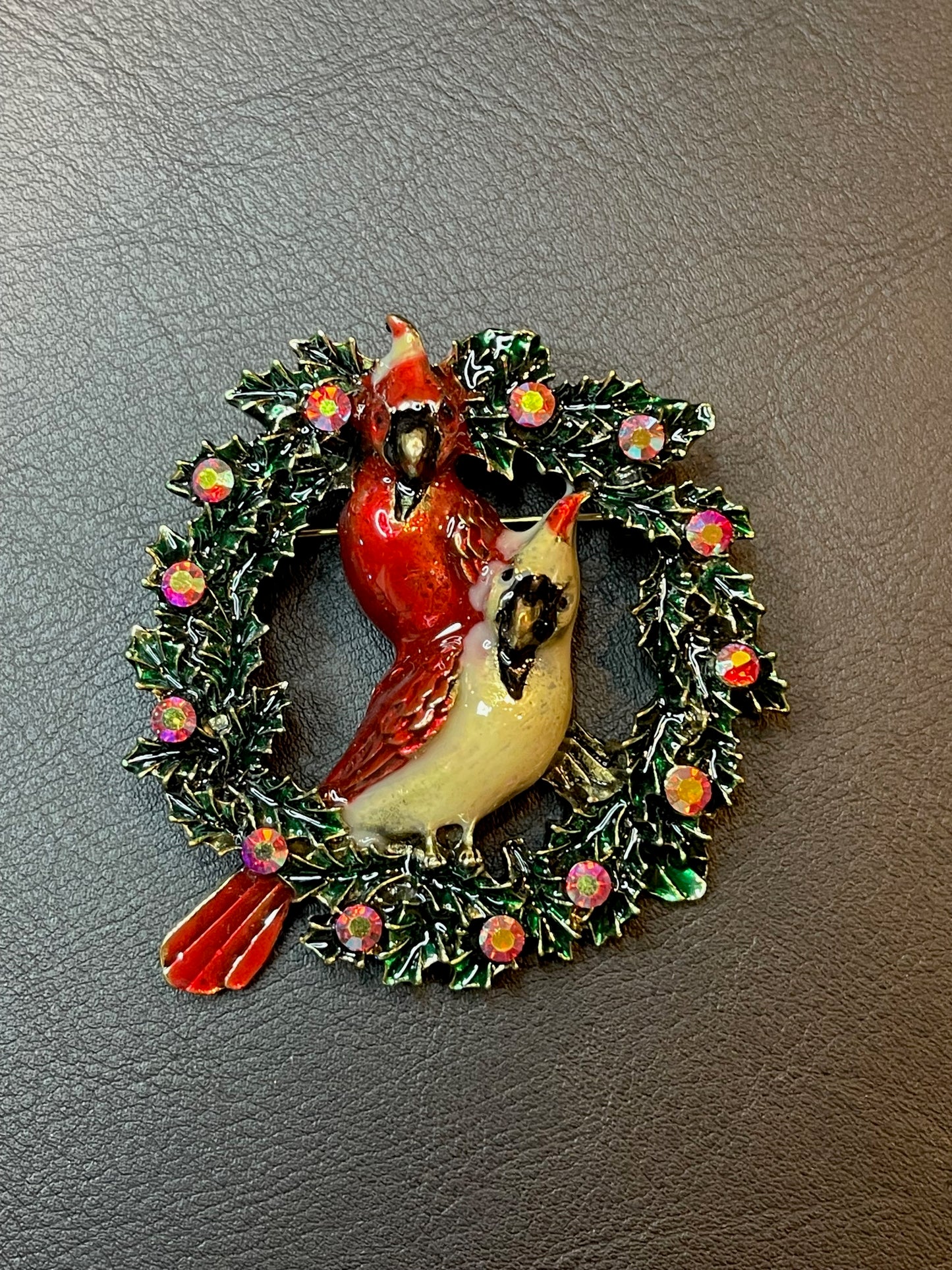 Pregadeira Grinalda Red Bird Natal