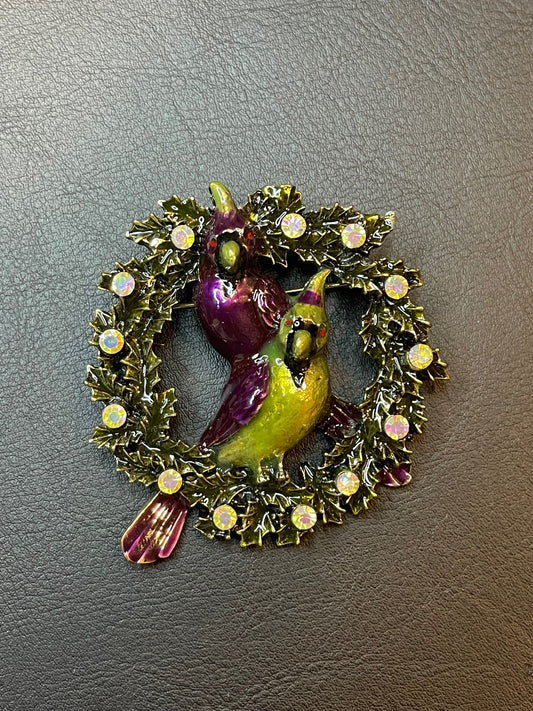 Pregadeira Grinalda Red Bird Natal