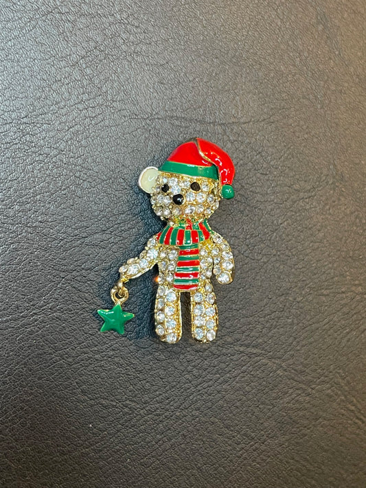 Pregadeira Urso Natal