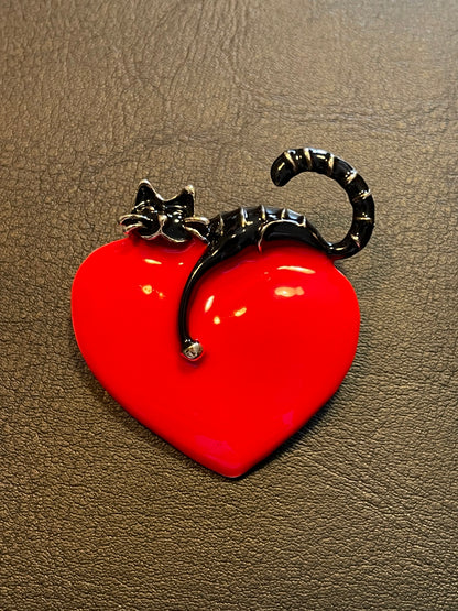 Pregadeira Gato Coração